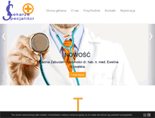 Tablet Screenshot of lekarze-specjalisci.com